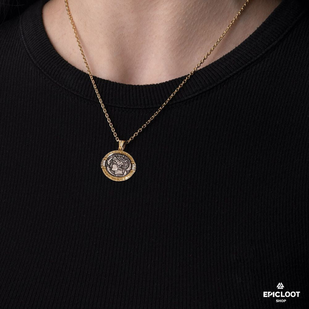 Ancient Greek Profile Pendant