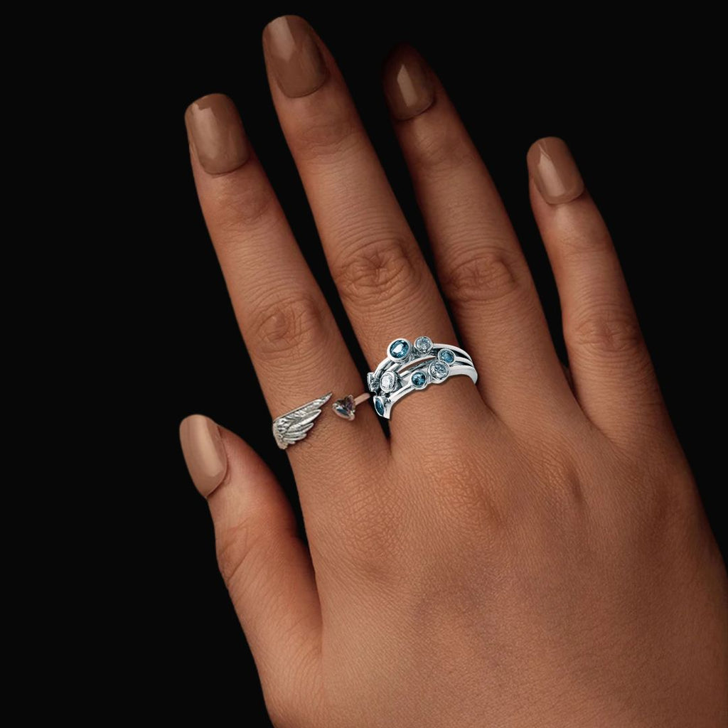 The Nine Realms - Norse Women's Ring - Alternative Angle | Epic Loot Shop