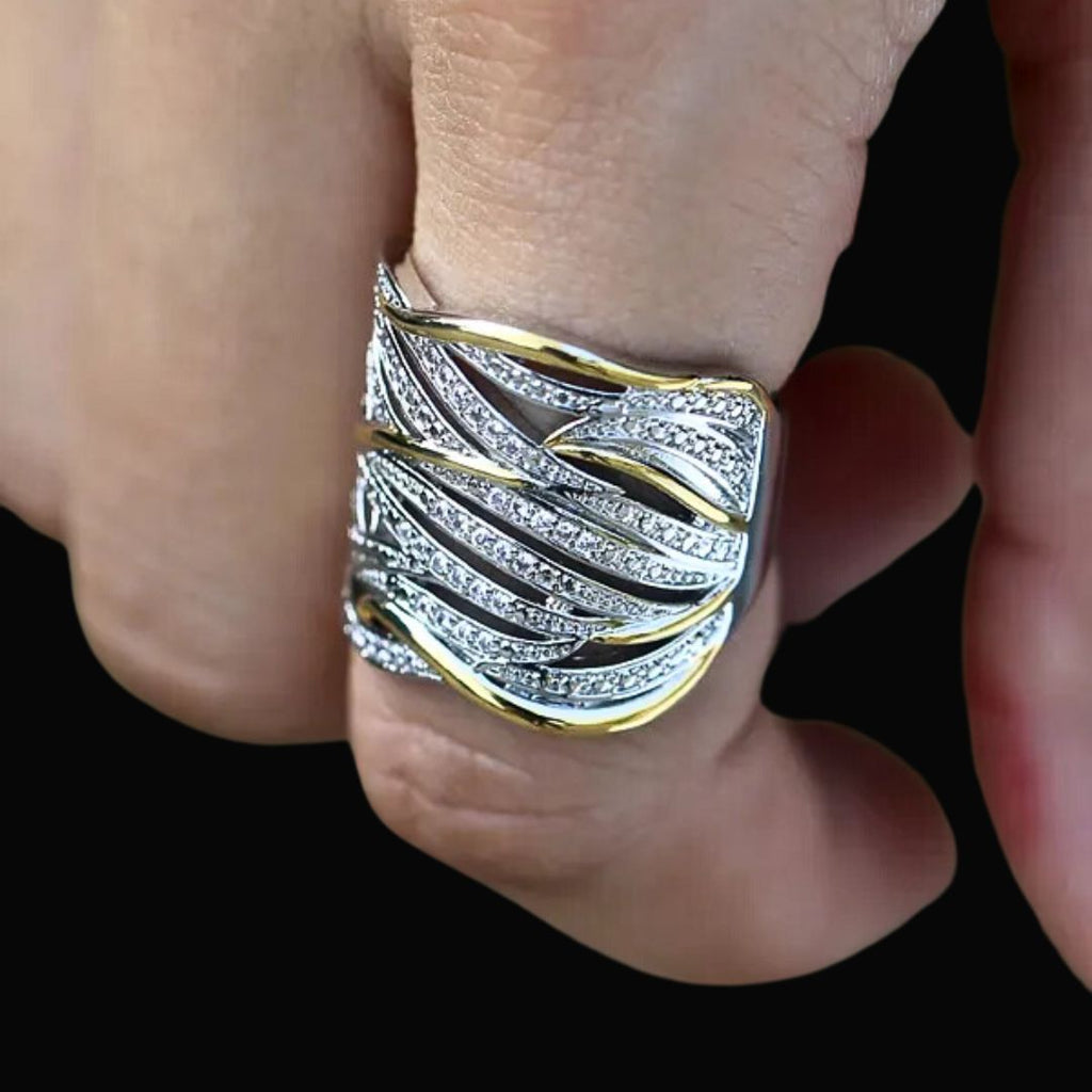Waves of Light Ring - Norse Women's Ring - Alternative Angle | Epic Loot Shop