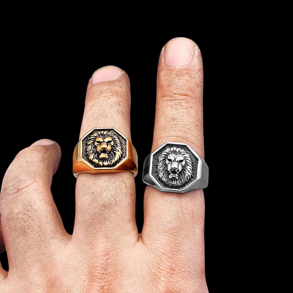 Ancient Greek Lion Valor Ring