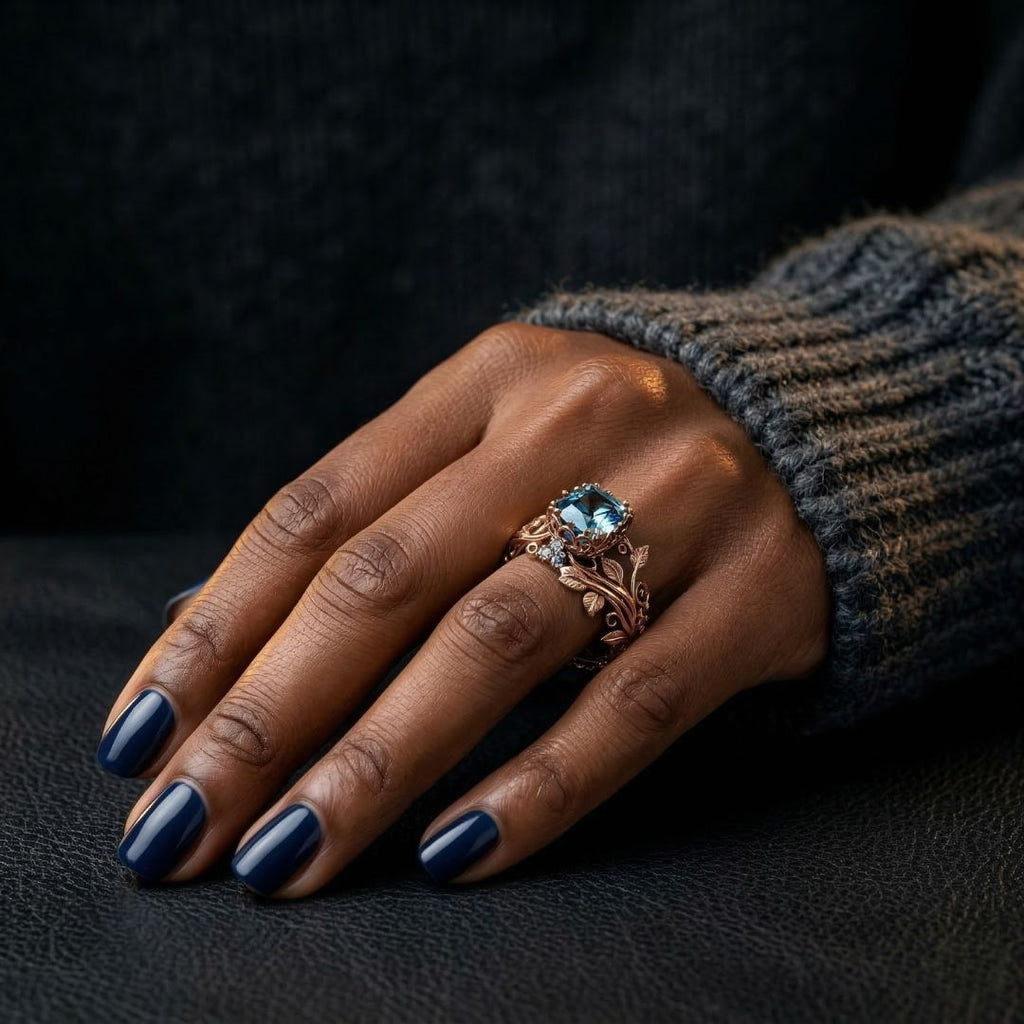 Thorned Eden Ring - Norse Women's Ring - Close-up | Epic Loot Shop