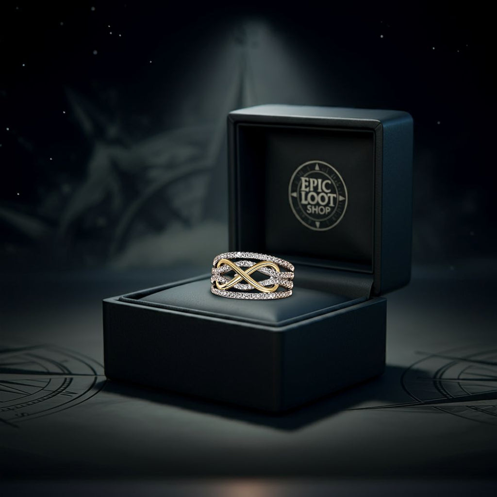 Infinite Bliss - Norse Women's Ring - Close-up | Epic Loot Shop