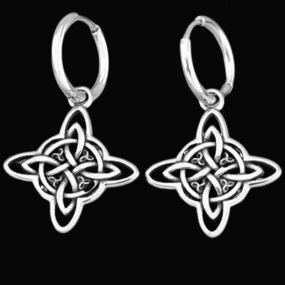 Celtic Trinity Knot Viking Earrings