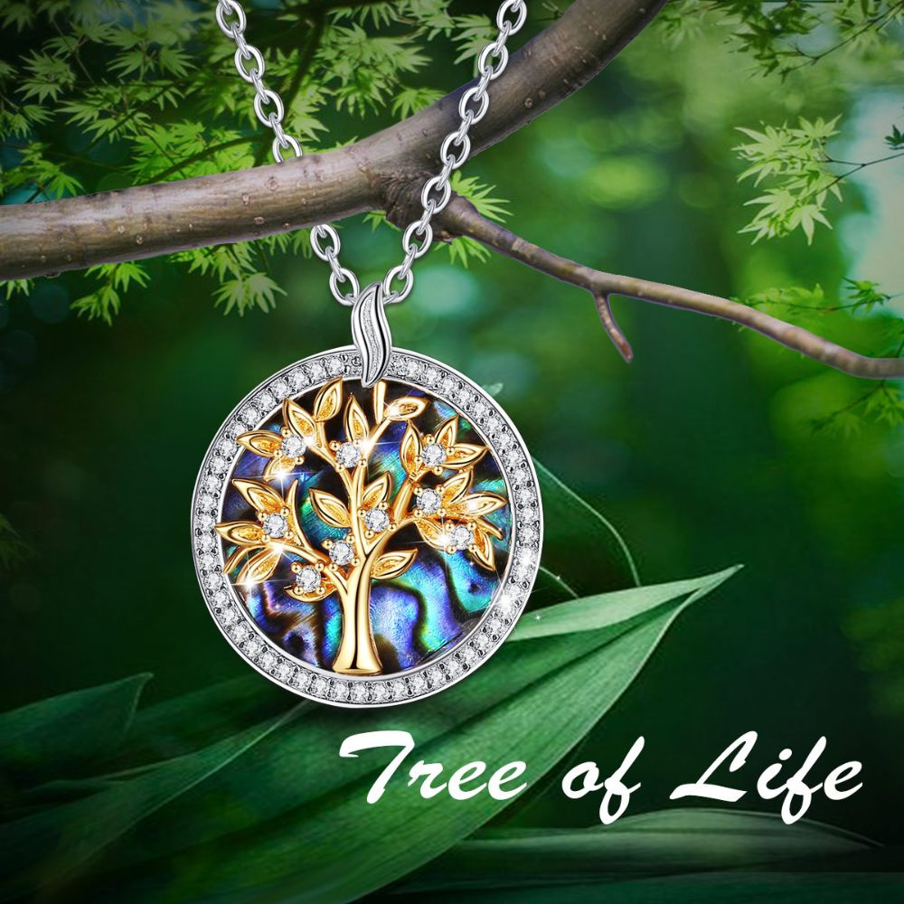 925 Silver Tree of Life Pendant Necklace