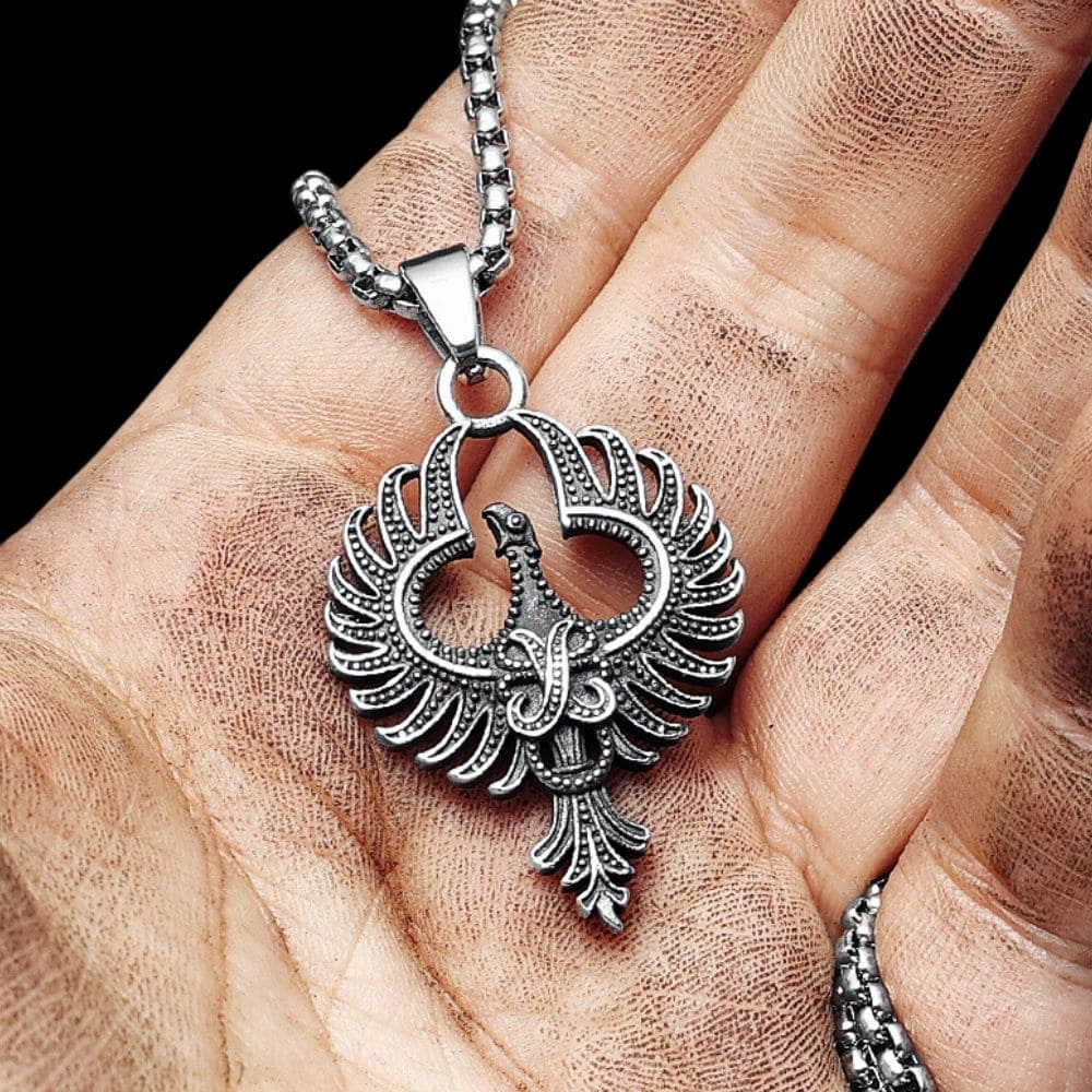 Ornate Phoenix Pendant