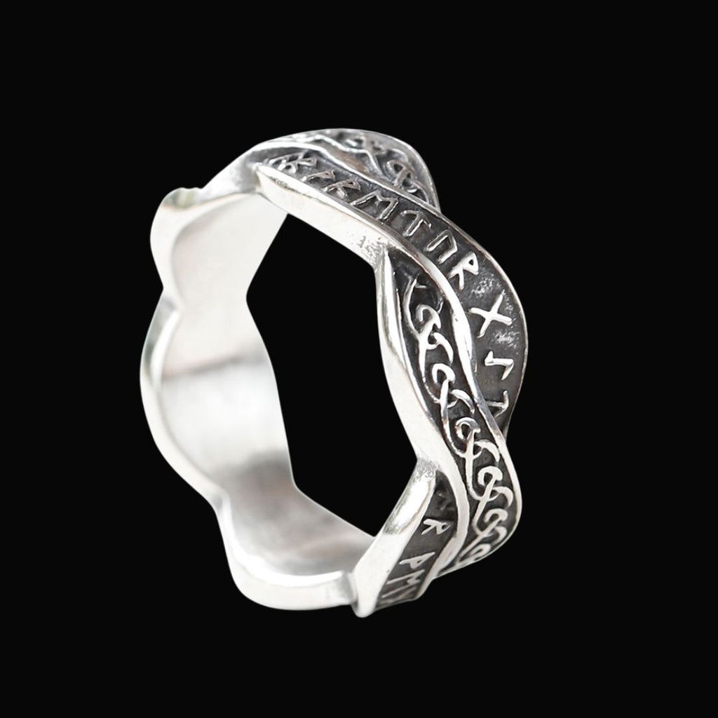 Nordic Celtic and Runes Ring