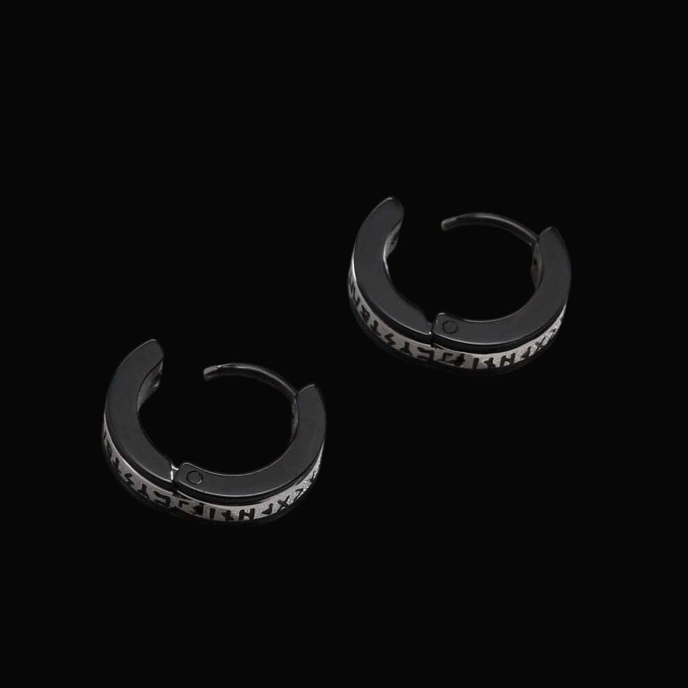 Runic Nordic Viking Earrings