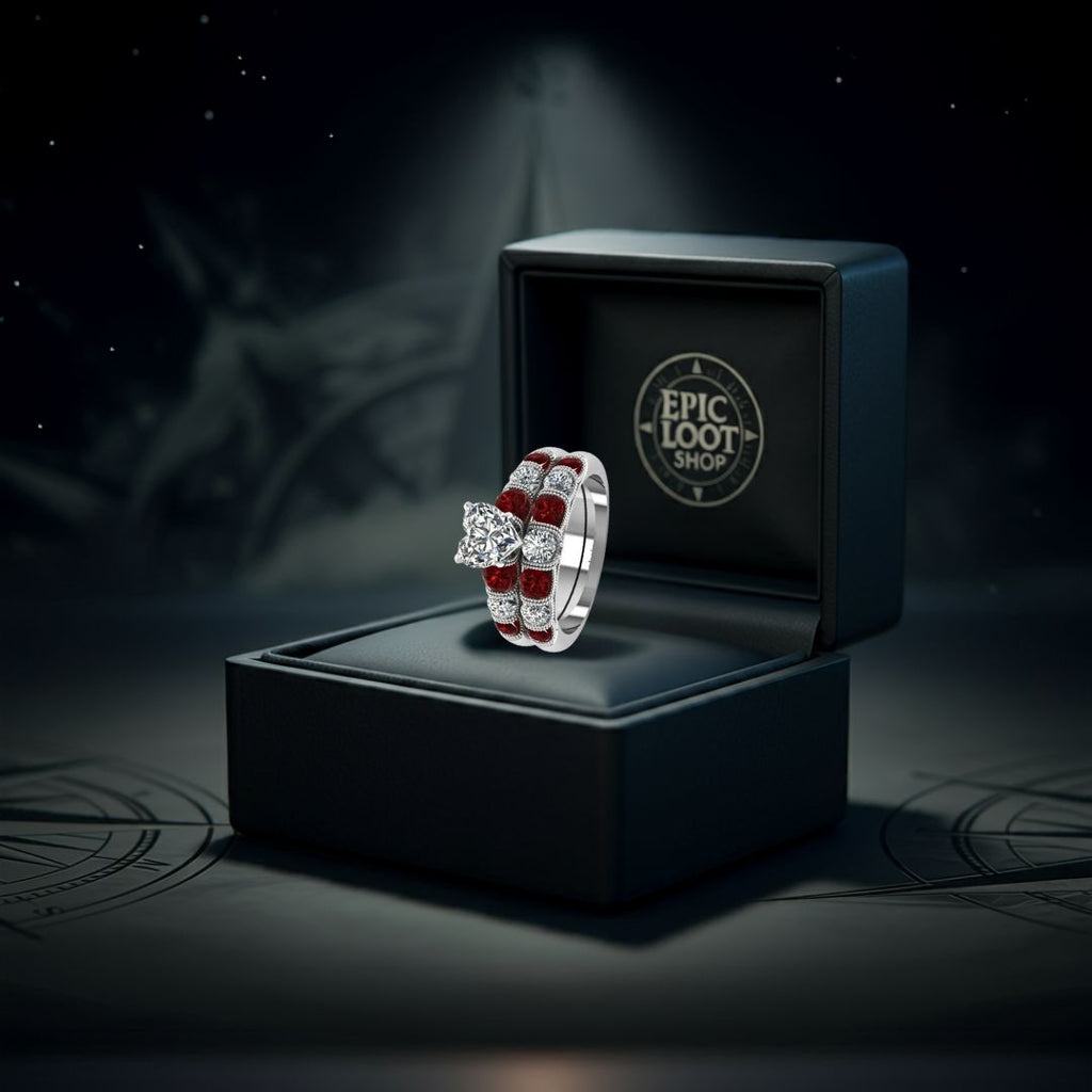 Heart of Freyja - Norse Women's Ring - Close-up | Epic Loot Shop
