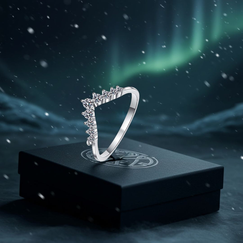 Crown of Freyja - Norse Women's Ring - Close-up | Epic Loot Shop