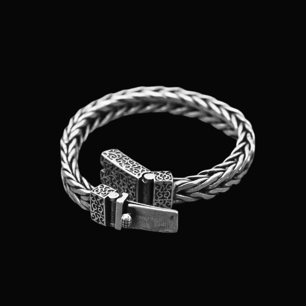 Handwoven Twist Buckle Bracelet