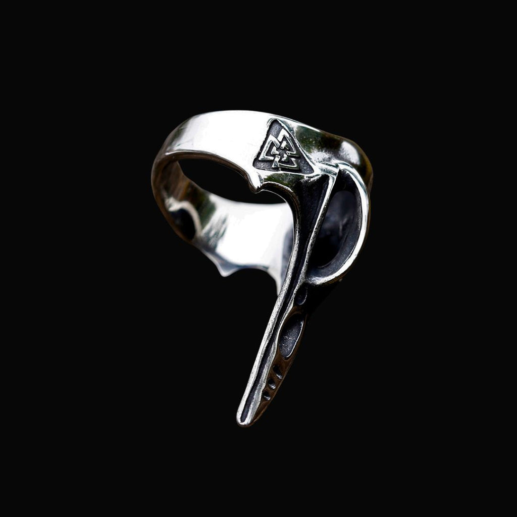 Vintage Odin Crow Ring