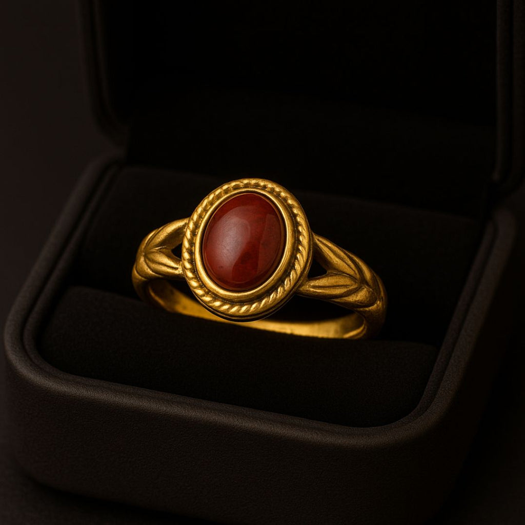 Golden Rowan Ring