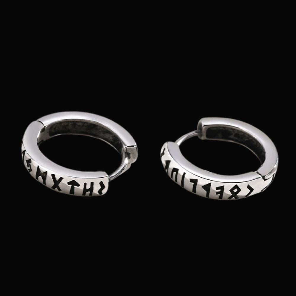 Old Norse Runes Viking Earrings