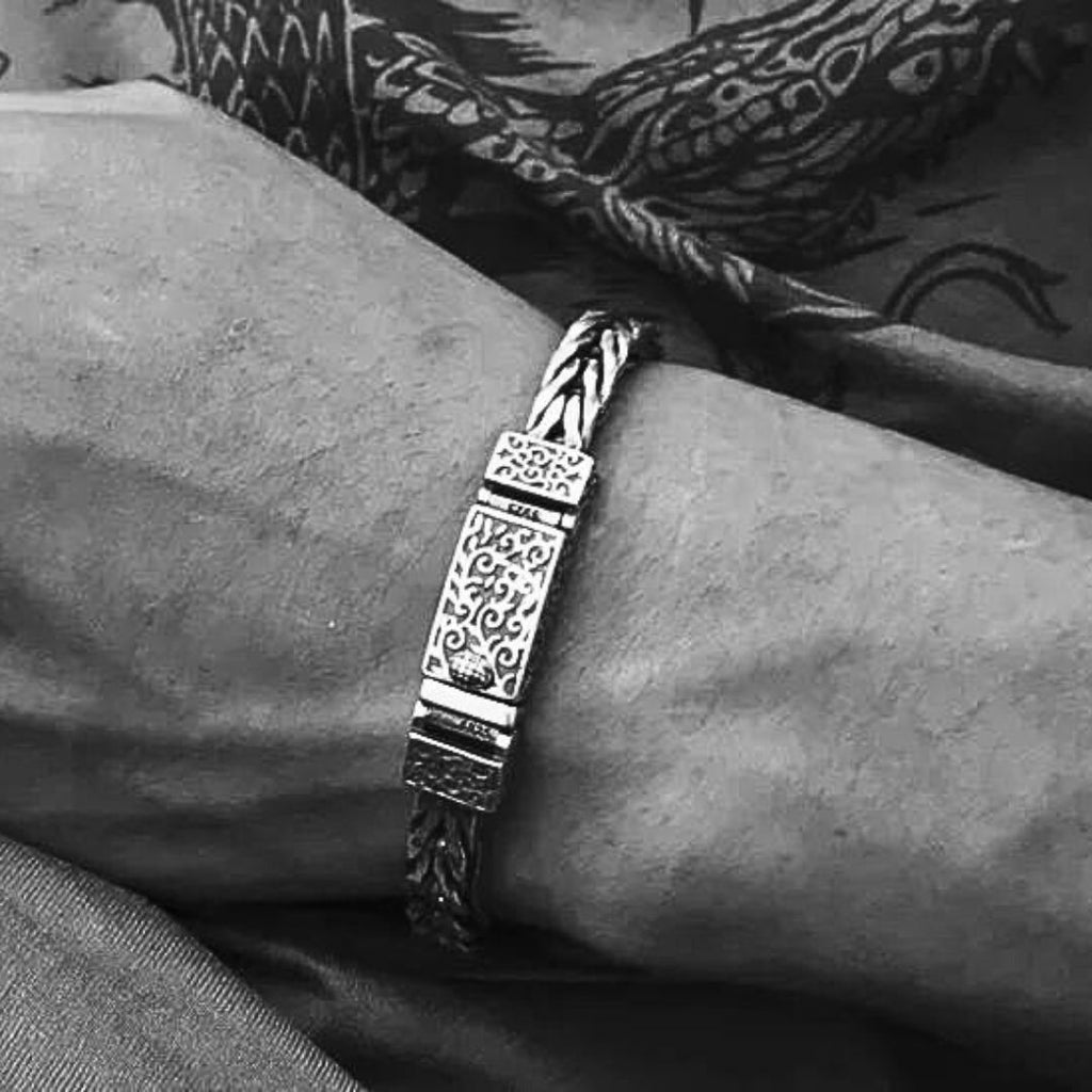Handwoven Twist Buckle Bracelet