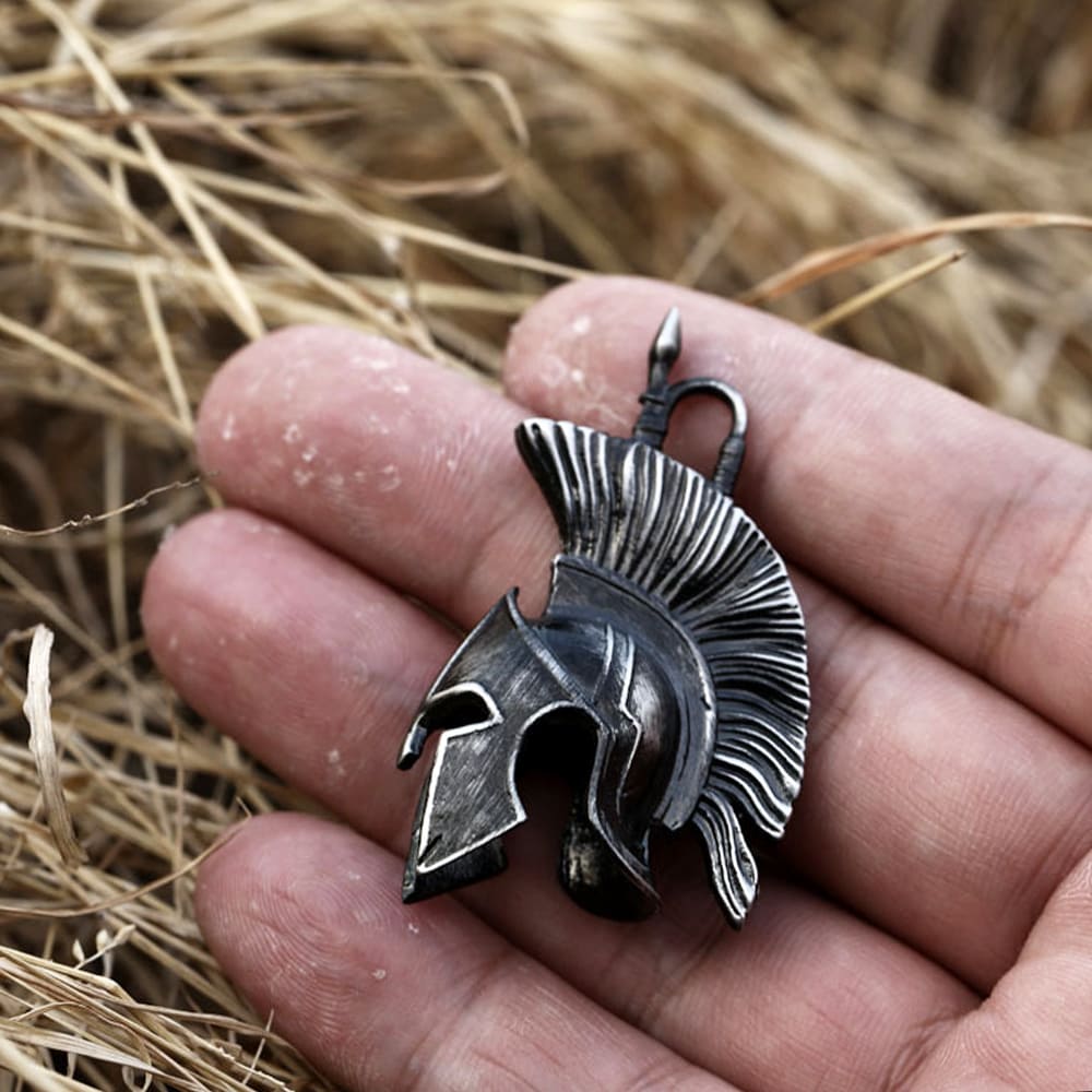 Vintage Men's Greek Warrior Necklace - Viking Necklace - Authentic Design View | Epic Loot Shop