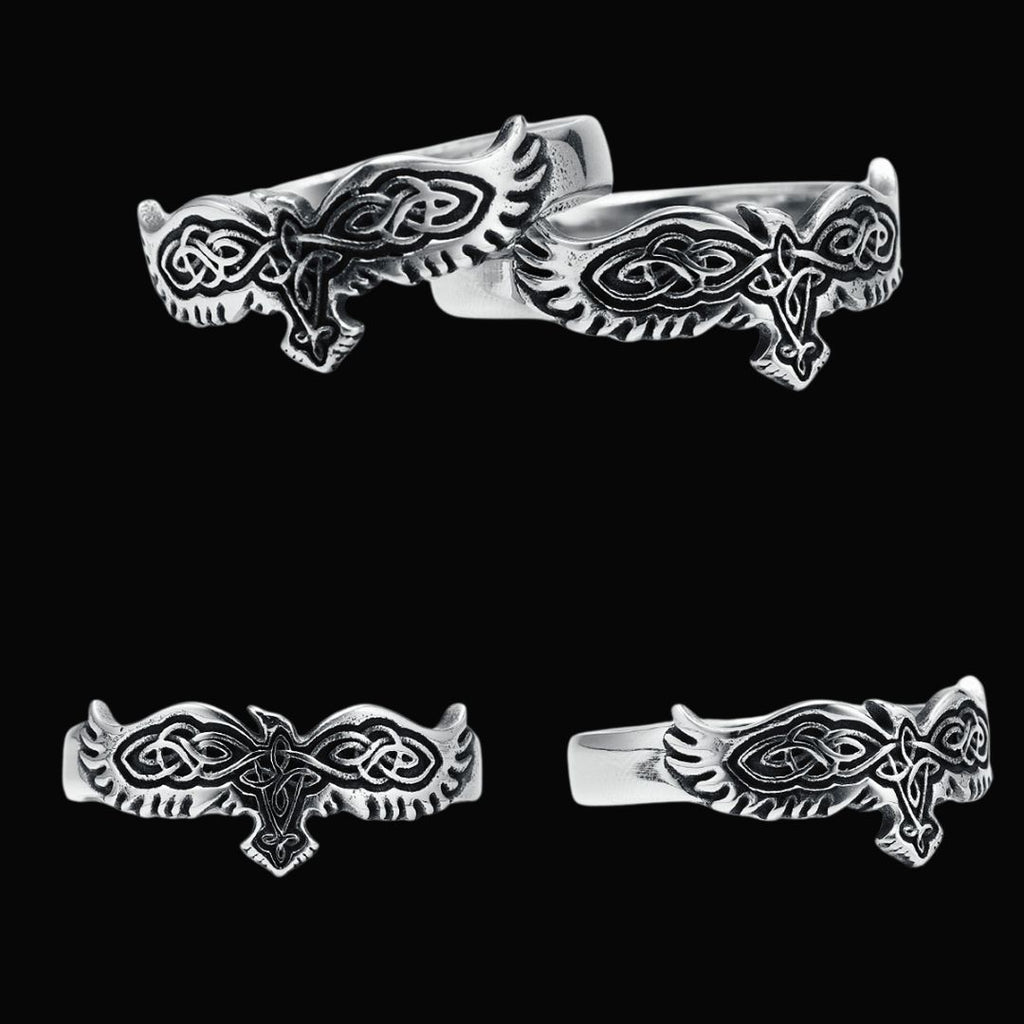 Nordic Raven Ring