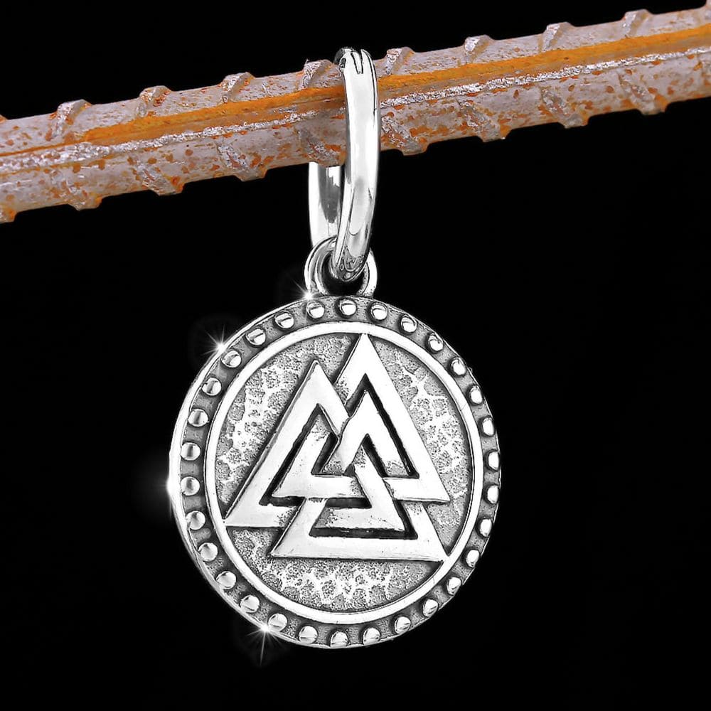 Viking Warrior Valknut Earrings