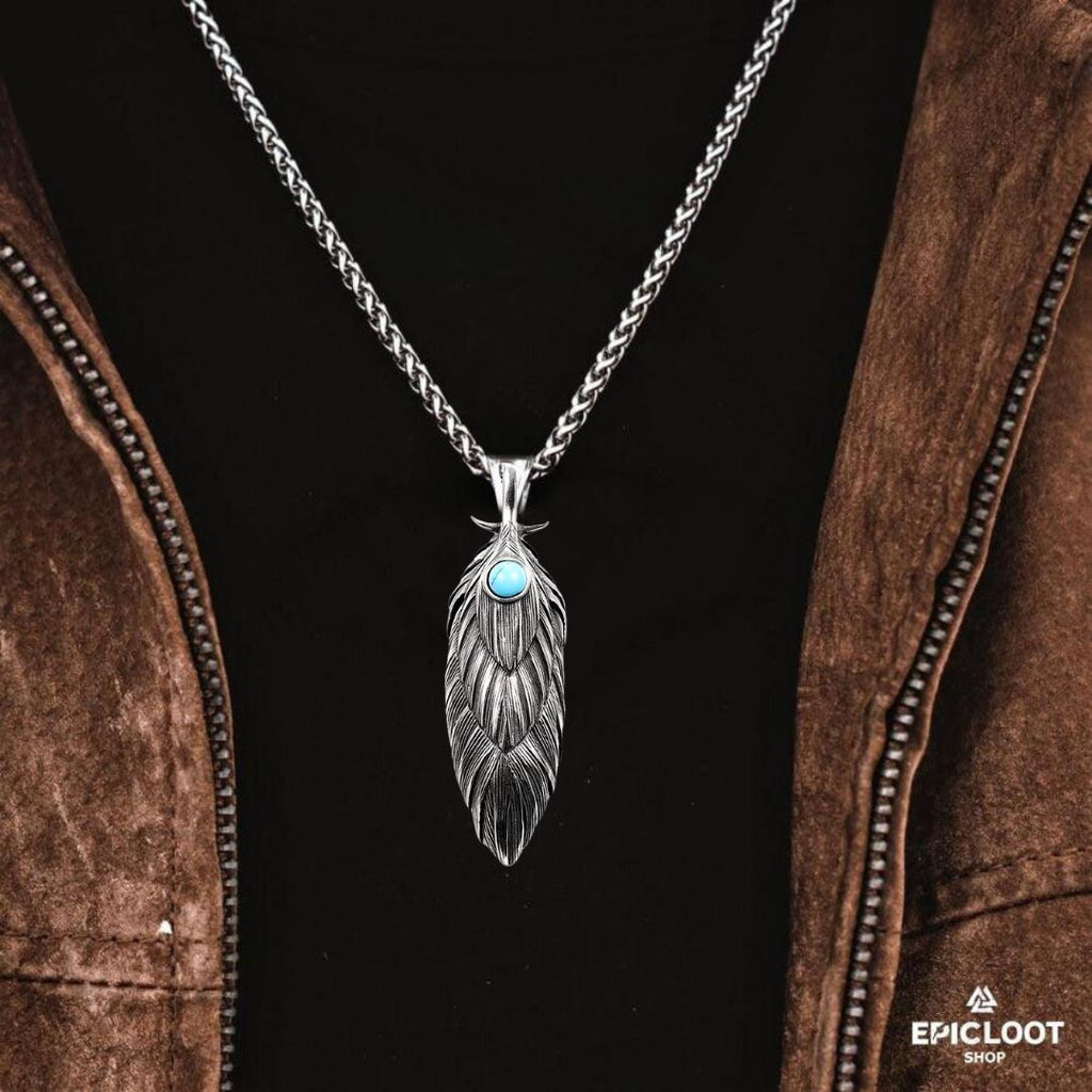 Feather of Huginn Pendant