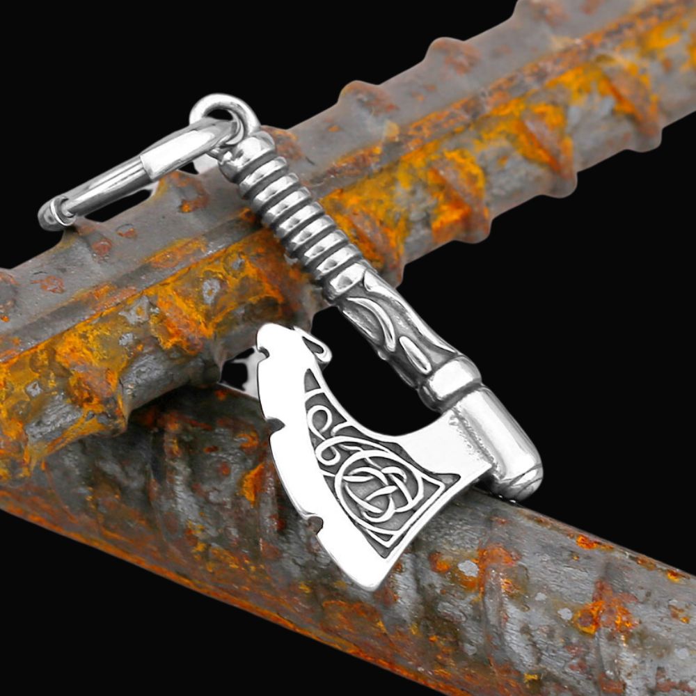 Vintage Viking Axe Earrings - Viking Jewelry For Men - Side Profile | Epic Loot Shop