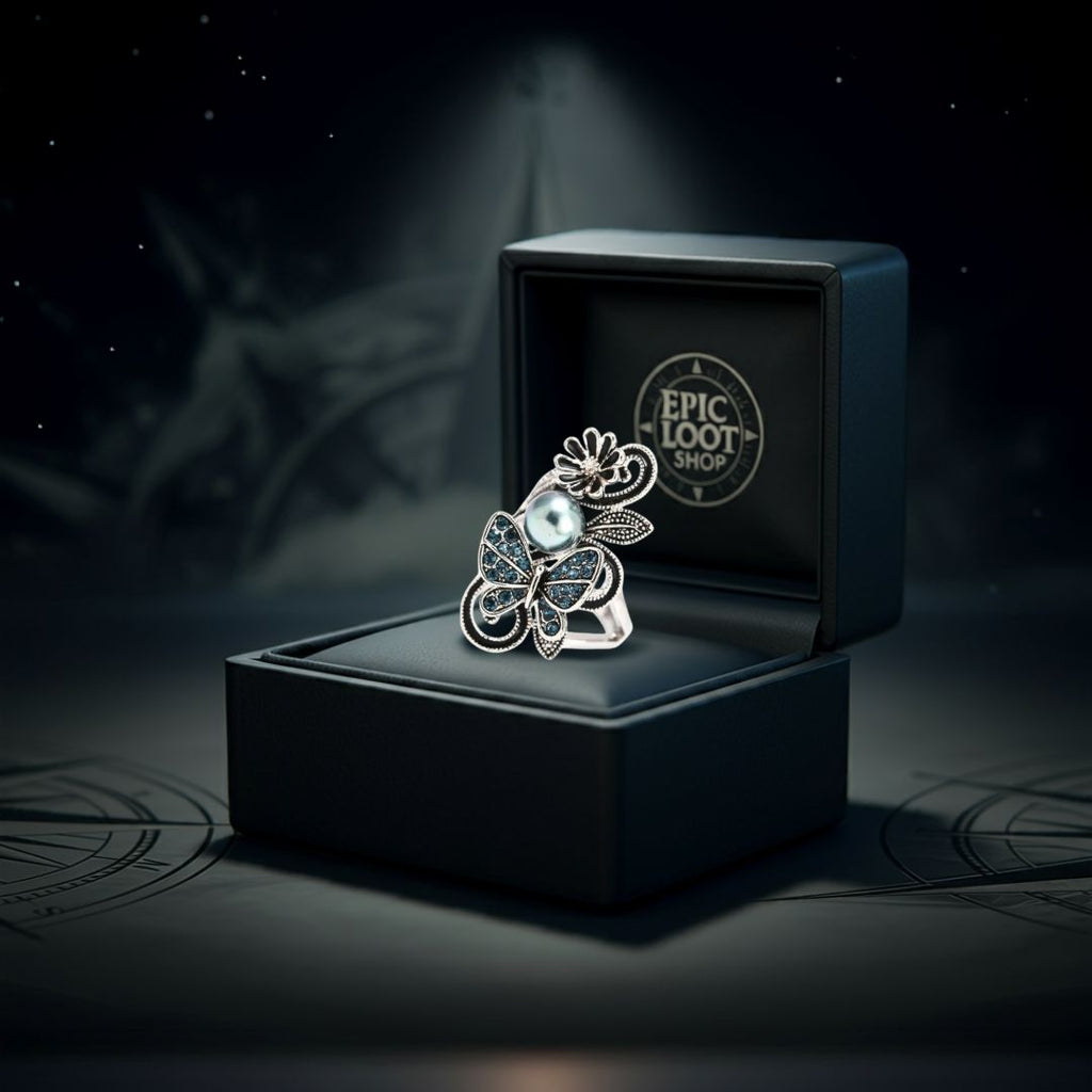 Aurora’s Flight Ring - Norse Women's Ring - Side Profile | Epic Loot Shop