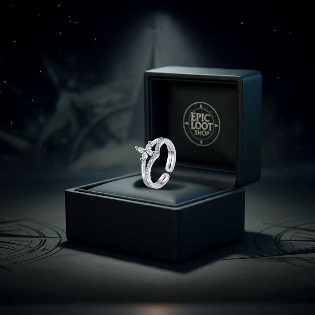 Asgard’s Flower - Norse Women's Ring - Close-up | Epic Loot Shop