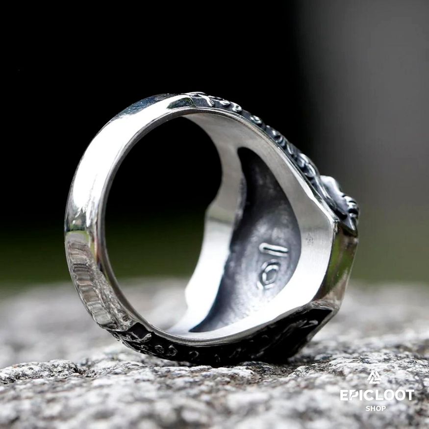 Wisdom's Envoy Nordic Raven Ring