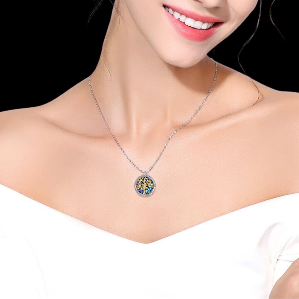 925 Silver Tree of Life Pendant Necklace