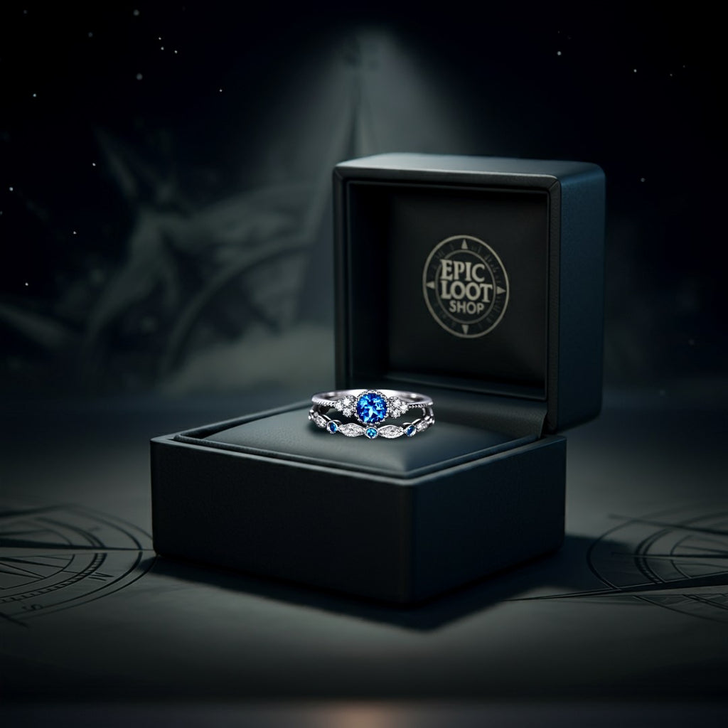 Fjörgyn’s Serenity Ring - Norse Women's Ring - Side Profile | Epic Loot Shop