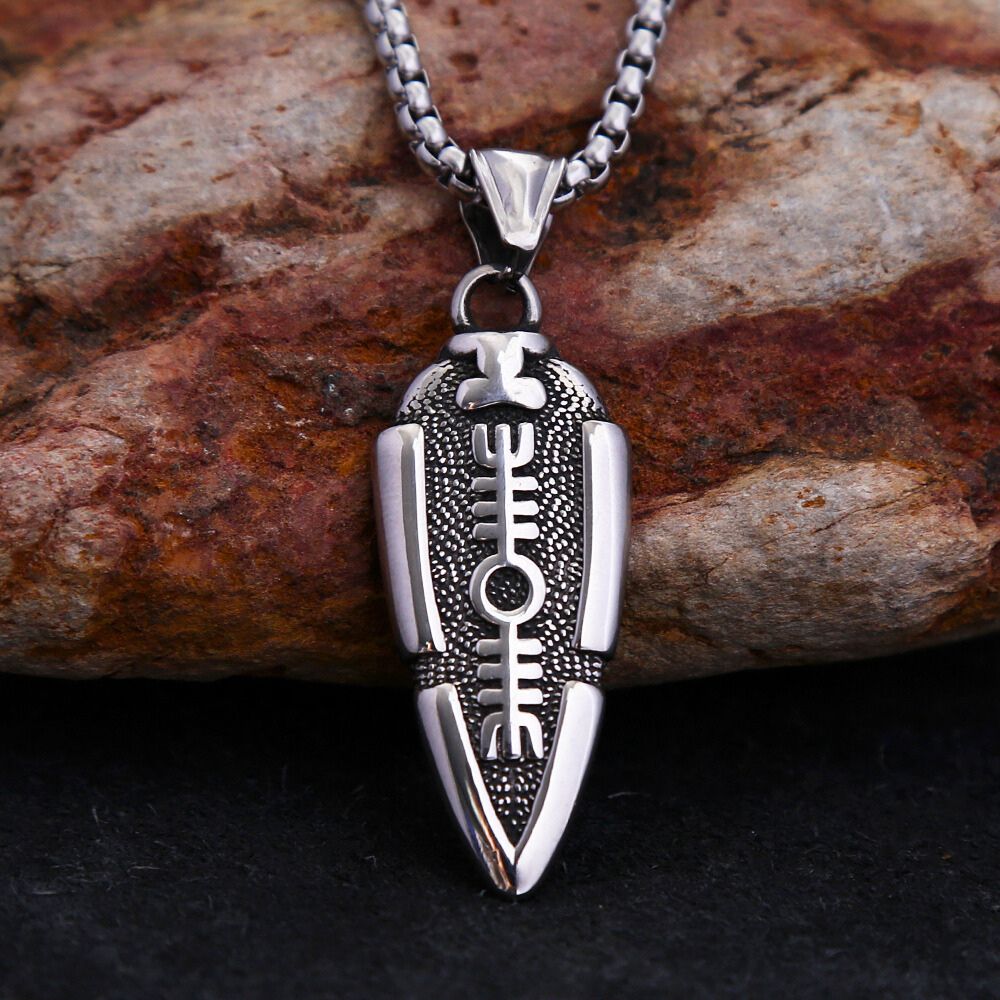 Odin's Protection Rune Pendant Necklace