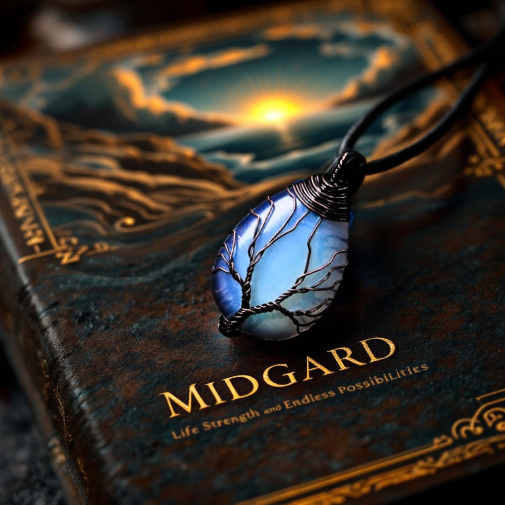 Yggdrasil Realms Crystal Pendant
