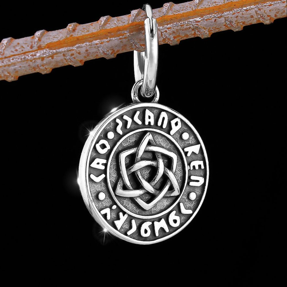 Celtic Knot Norse Runes Earrings