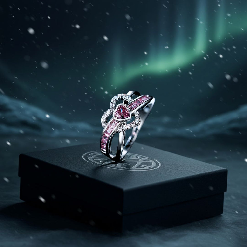 The Heart of Vör - Norse Women's Ring - Authentic Design View | Epic Loot Shop