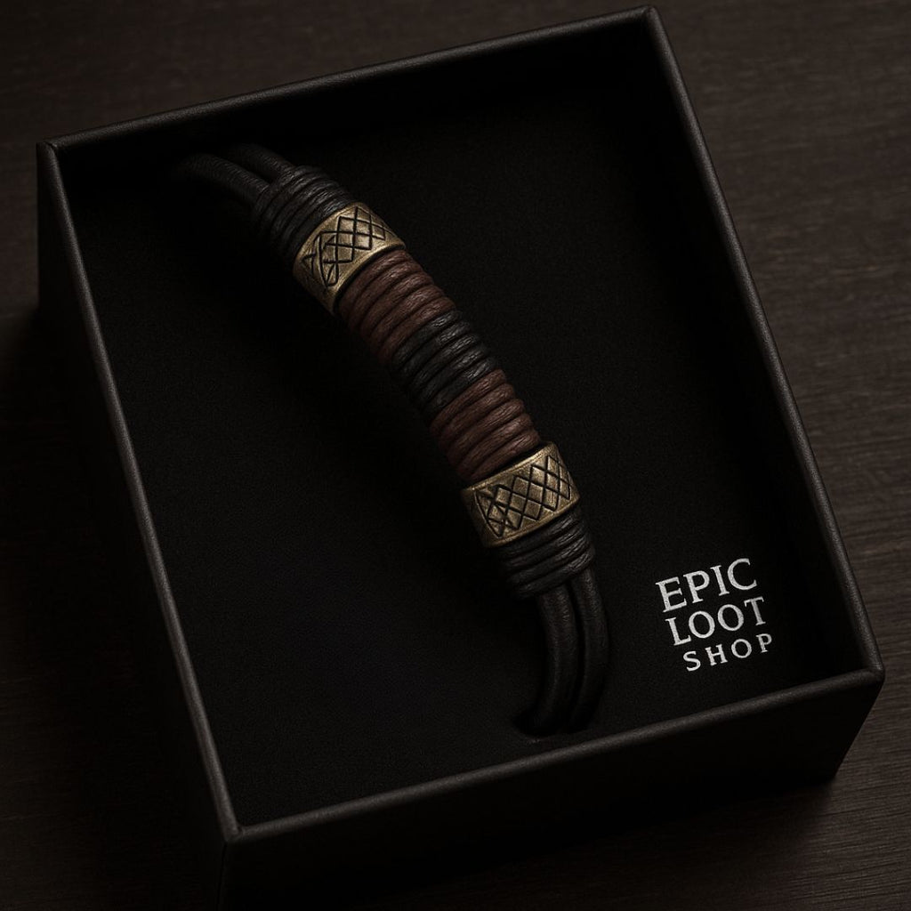 Ironbind Voyager Bracelet - Viking Arm Ring - Side Profile | Epic Loot Shop