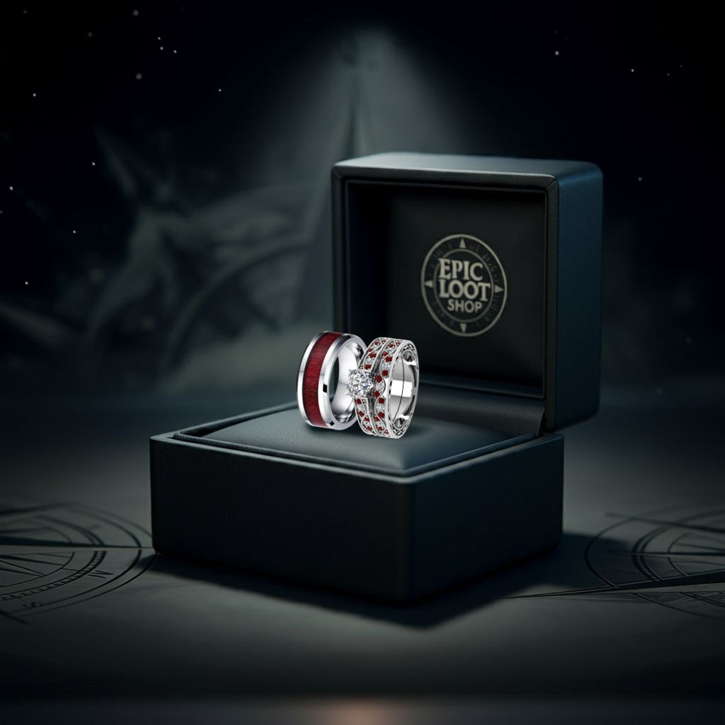 Crimson Bond Couples Ring