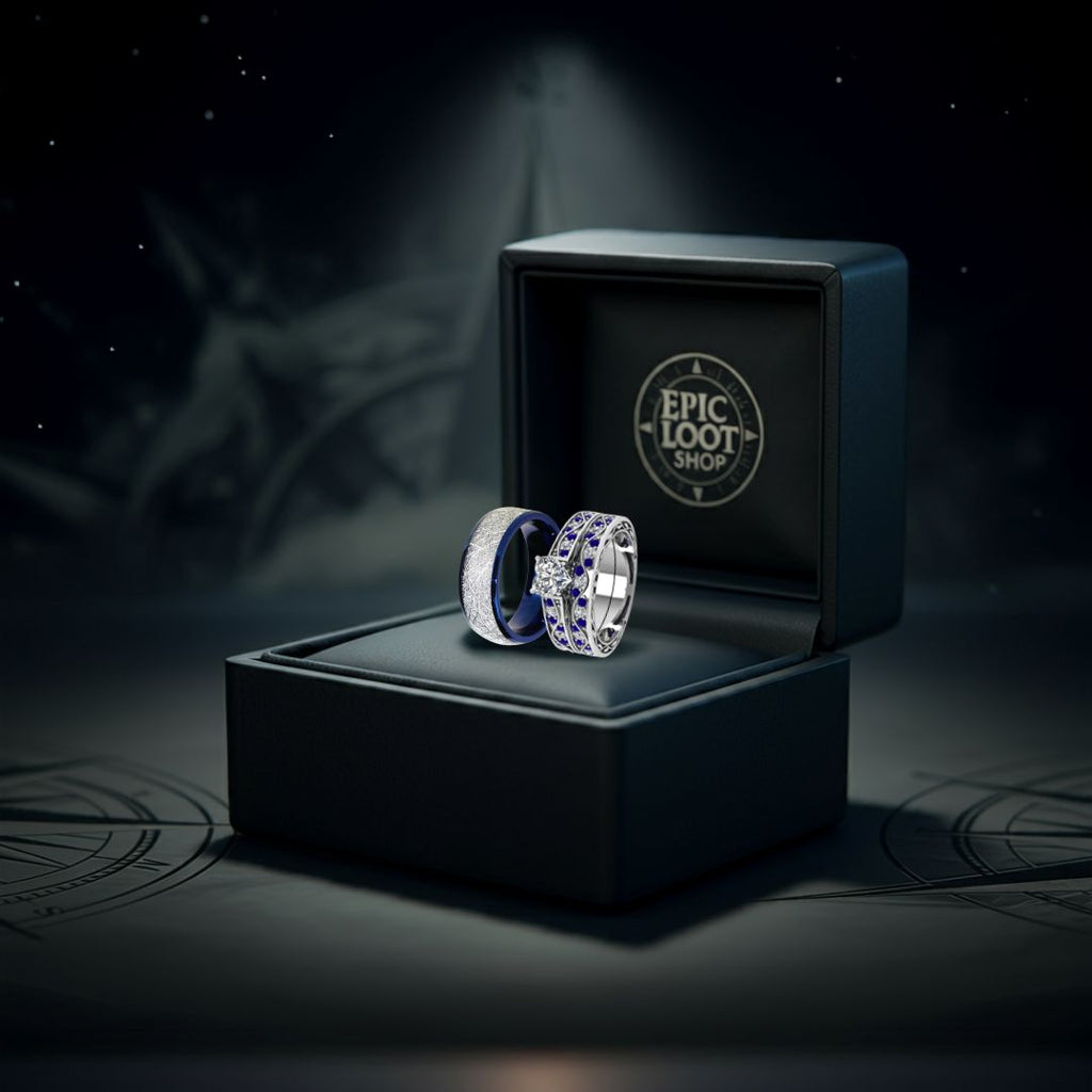 Crystal Waves Couples Ring