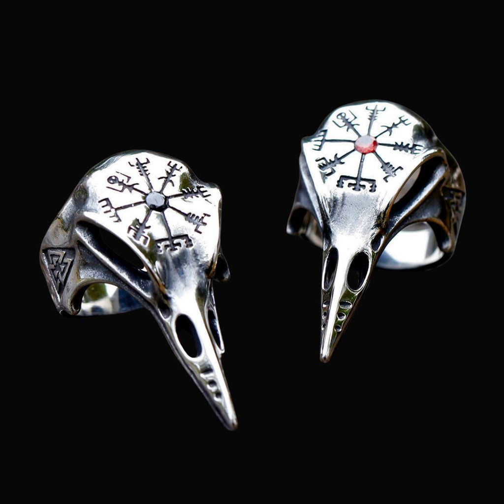 Vintage Odin Crow Ring