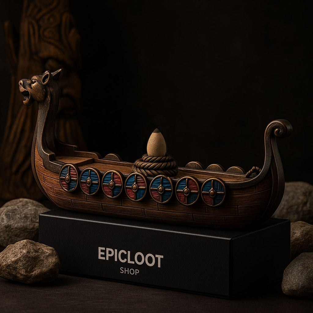 Incense Burner Viking Drakkar Long Ship
