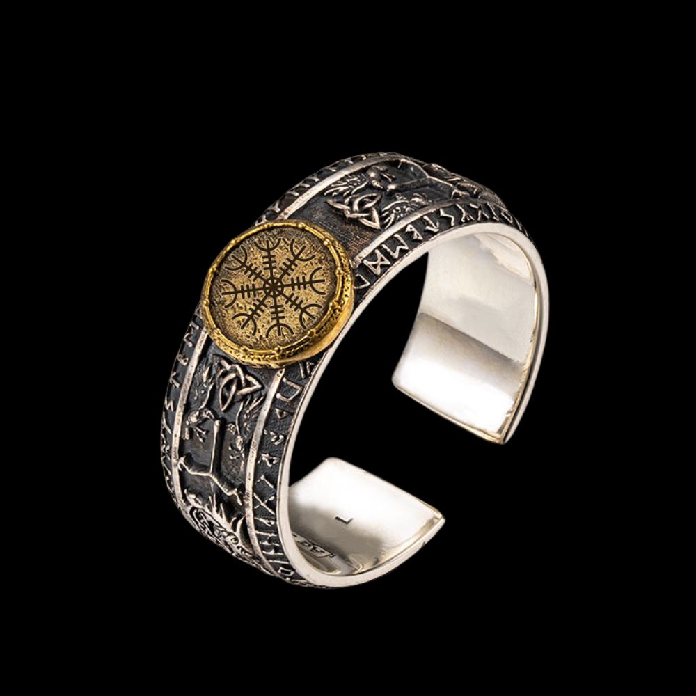 Multi-Symbolic Viking Rune Ring - Handcrafted Viking Ring - View 11 | Epic Loot Shop