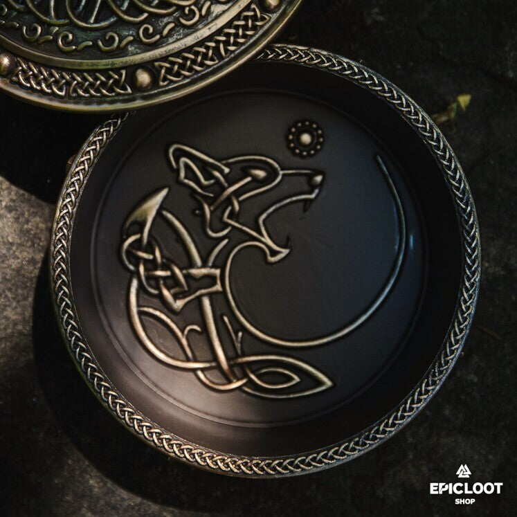 Handcrafted Yggdrasil Tree Viking Jewelry Box