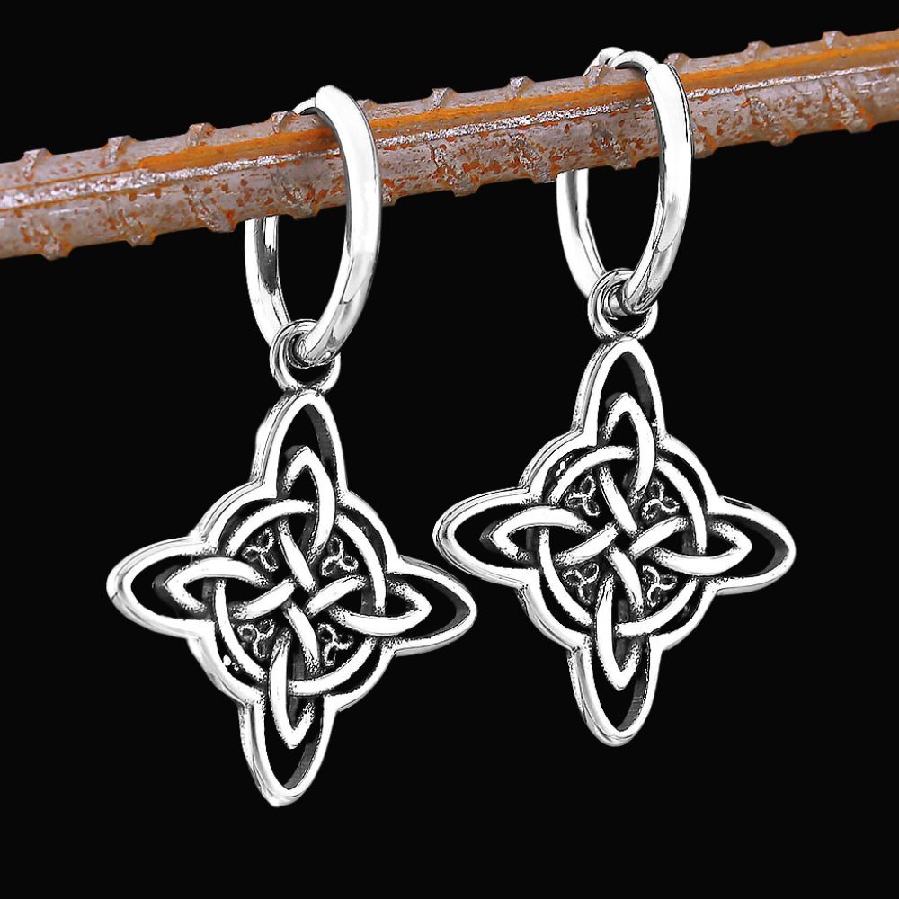 Celtic Trinity Knot Viking Earrings