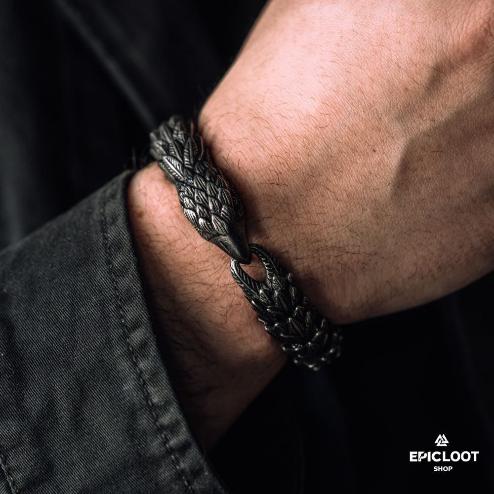 Norse Raven Bracelet