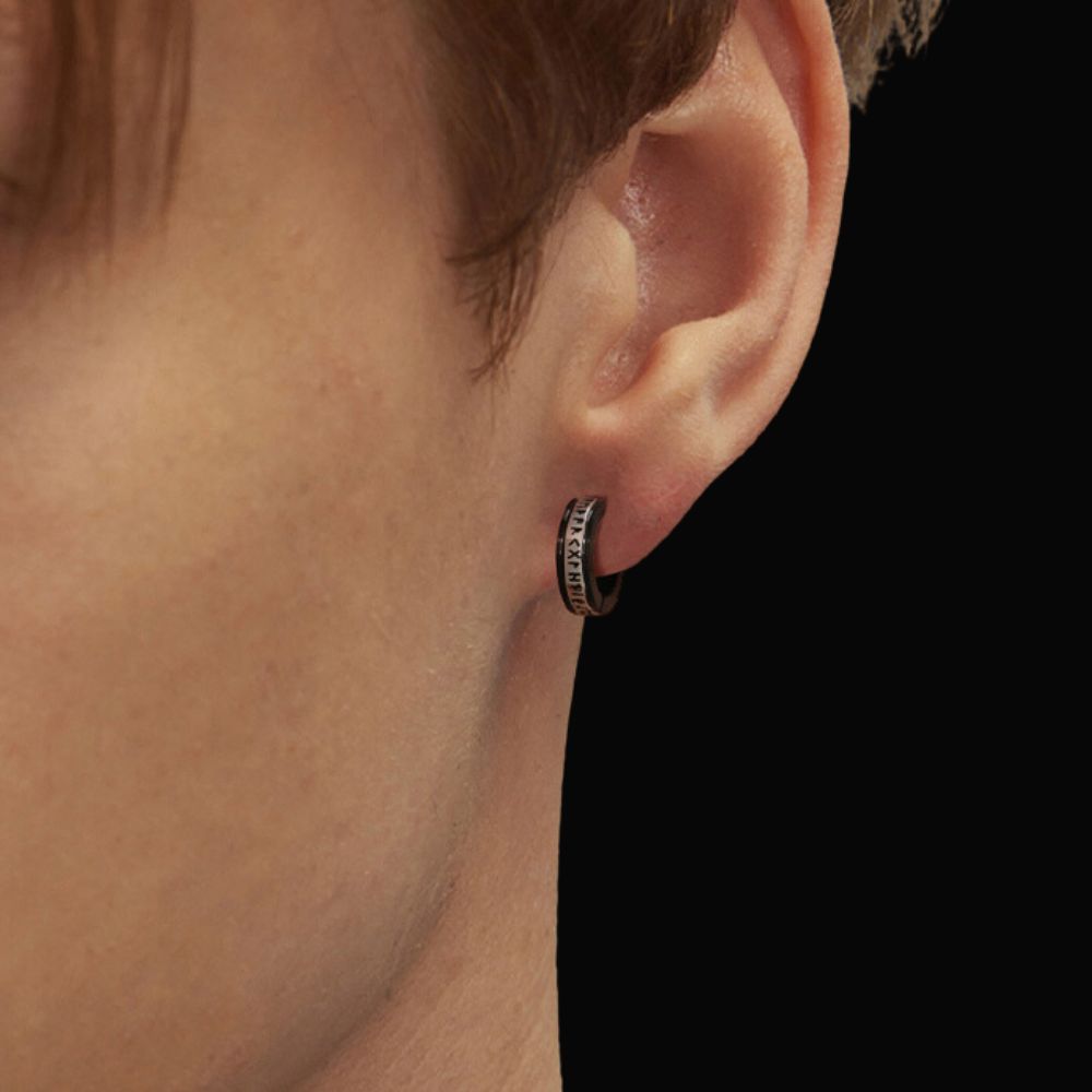 Runic Nordic Viking Earrings