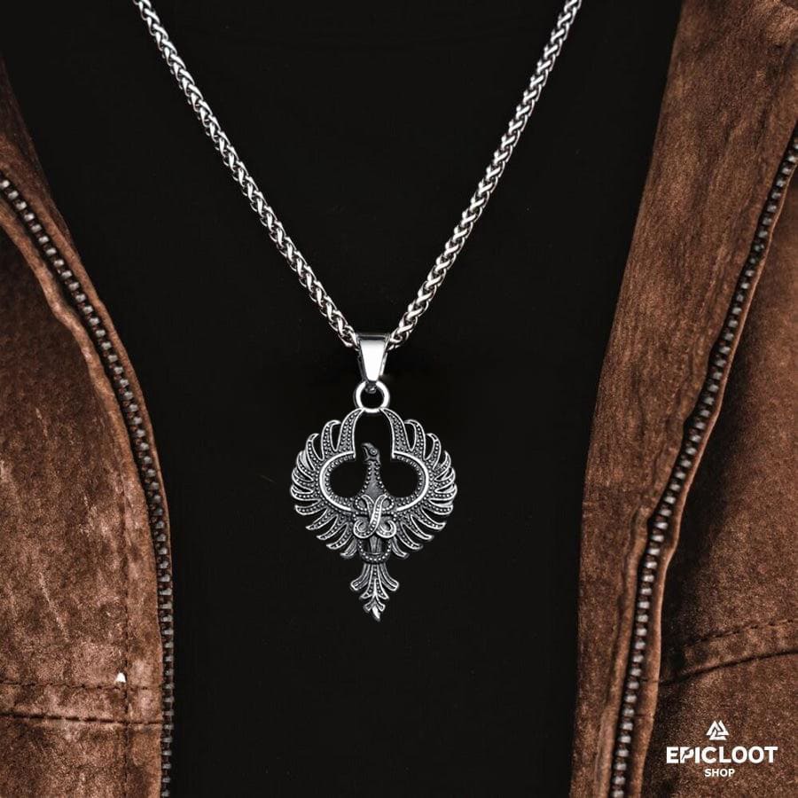 Ornate Phoenix Pendant