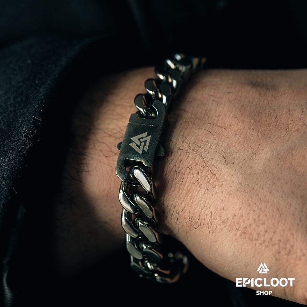 Warriors Symbol Valknut Viking Bracelet