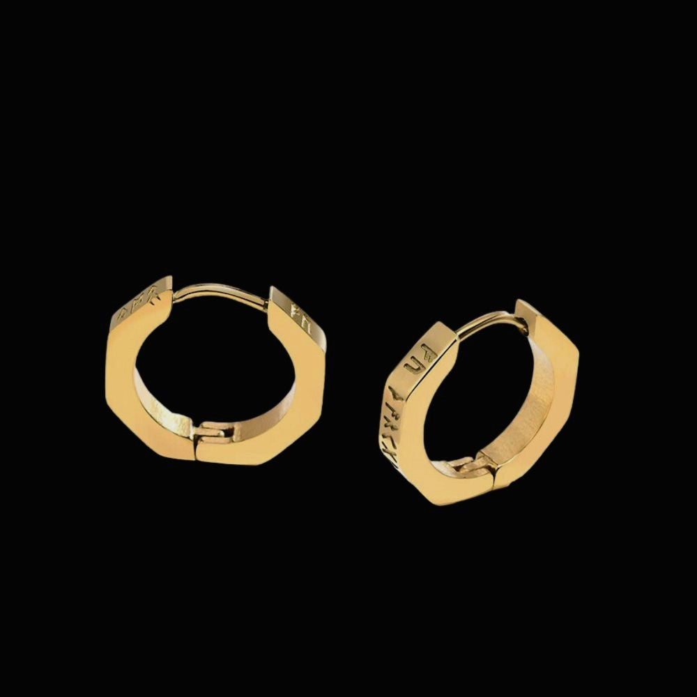 Runic Letter Viking Earrings