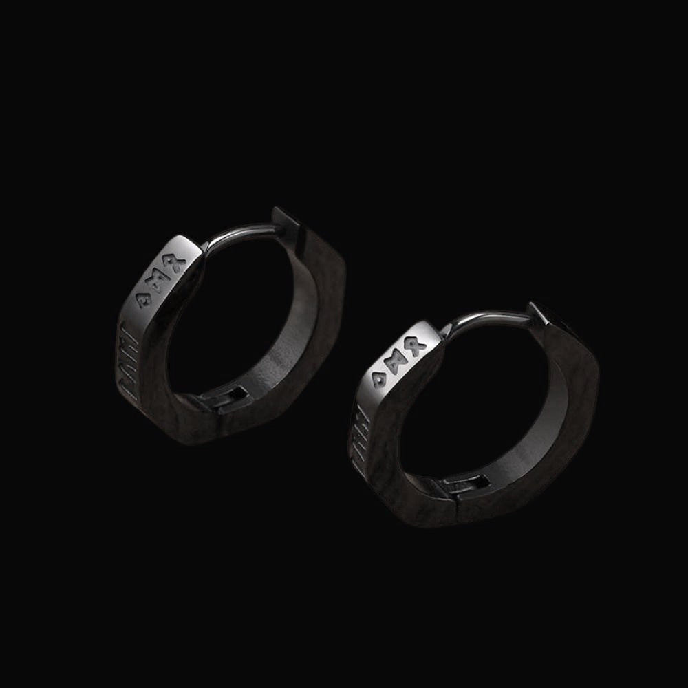 Runic Letter Viking Earrings