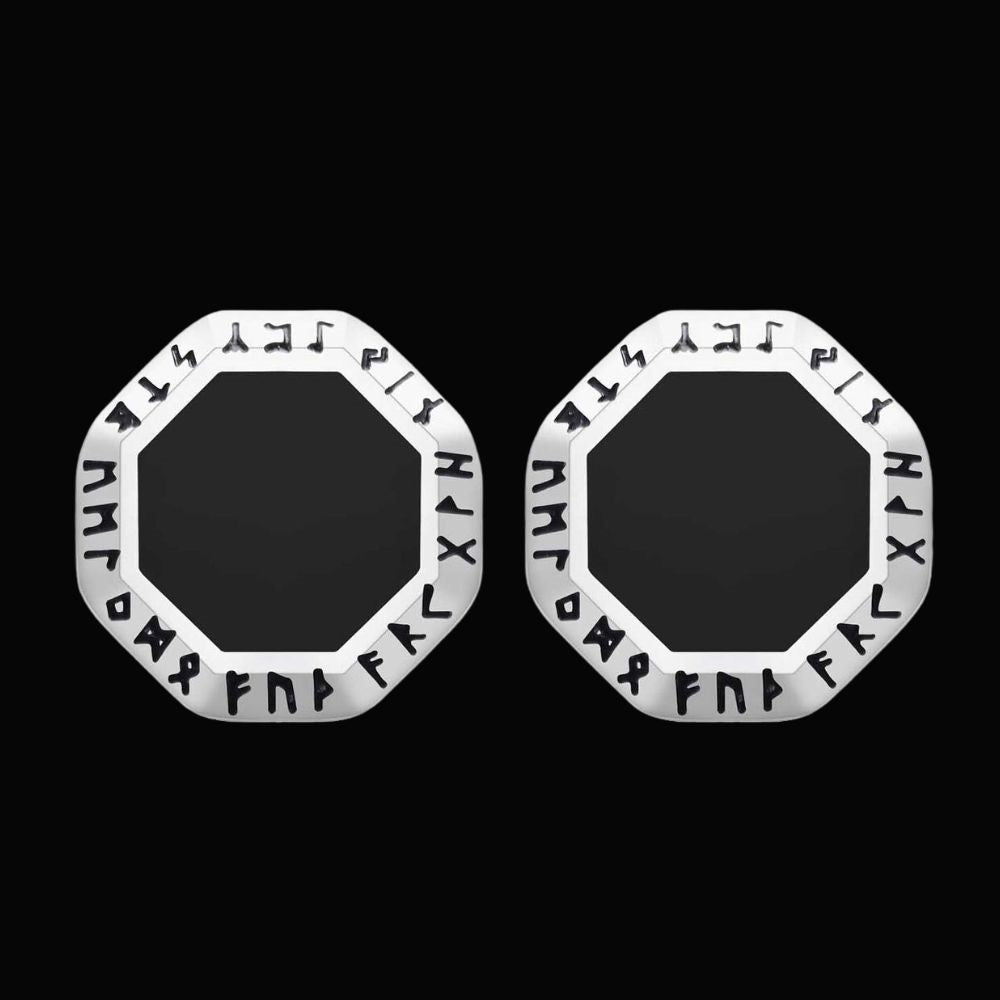 Norse Runic Viking Earrings