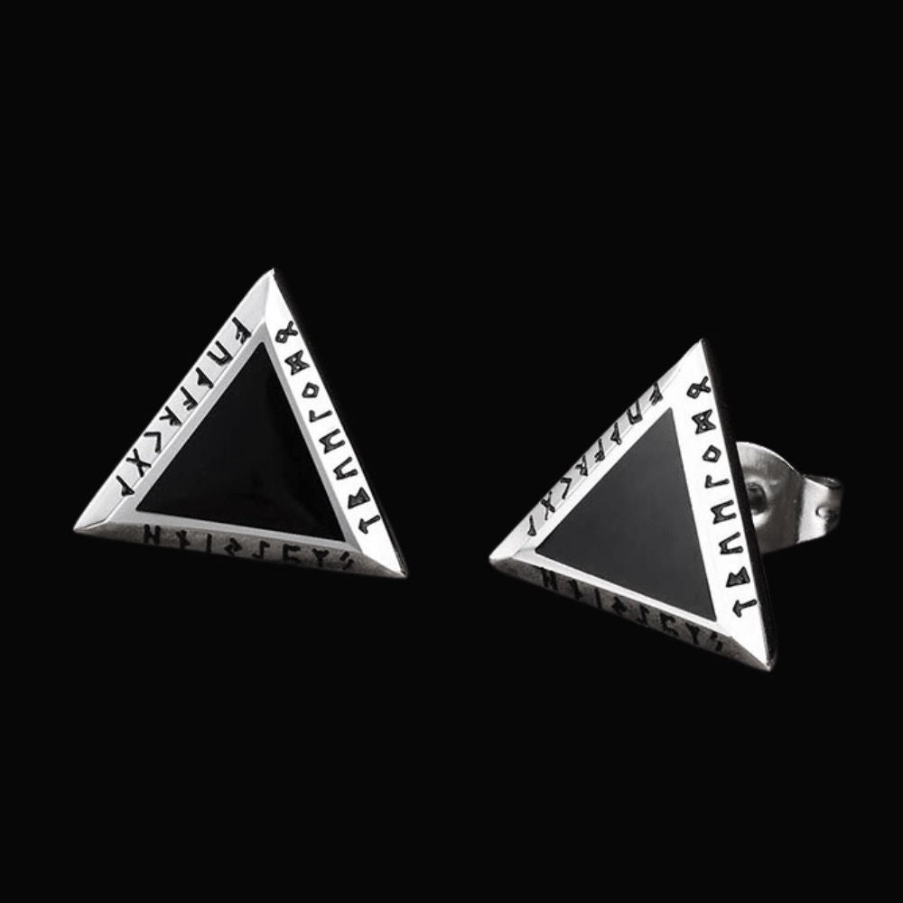 Nordic Runes Viking Earrings