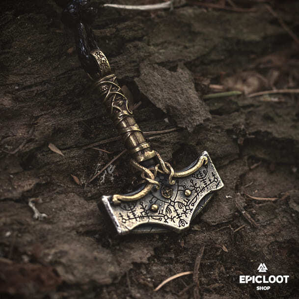 925 Silver Thor's Hammer Necklace
