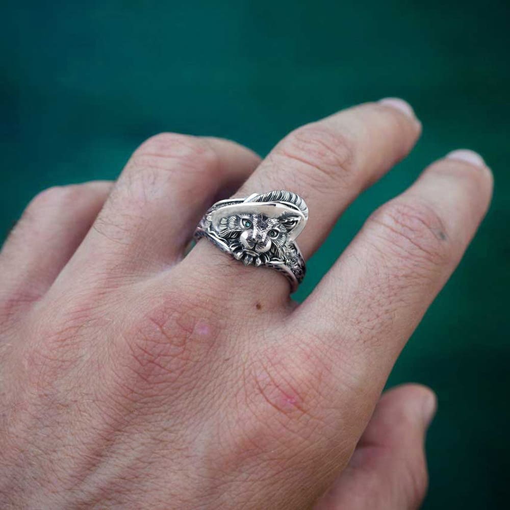 Norse Feline Guardian Ring - Viking Ring - Product Details | Epic Loot Shop